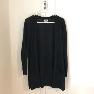 Old Navy Long sleeve Black Cardi w/pockets (M)